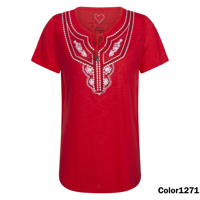 Ladies Embroidery T-Shirt